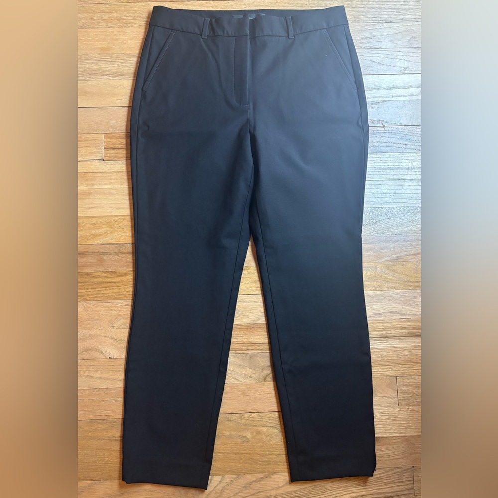 White House Black Market Elle Slim Ankle Comfort Stretch Pants Black Size 10
